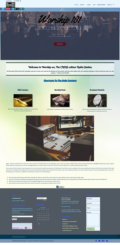 Worship 101 Home Page