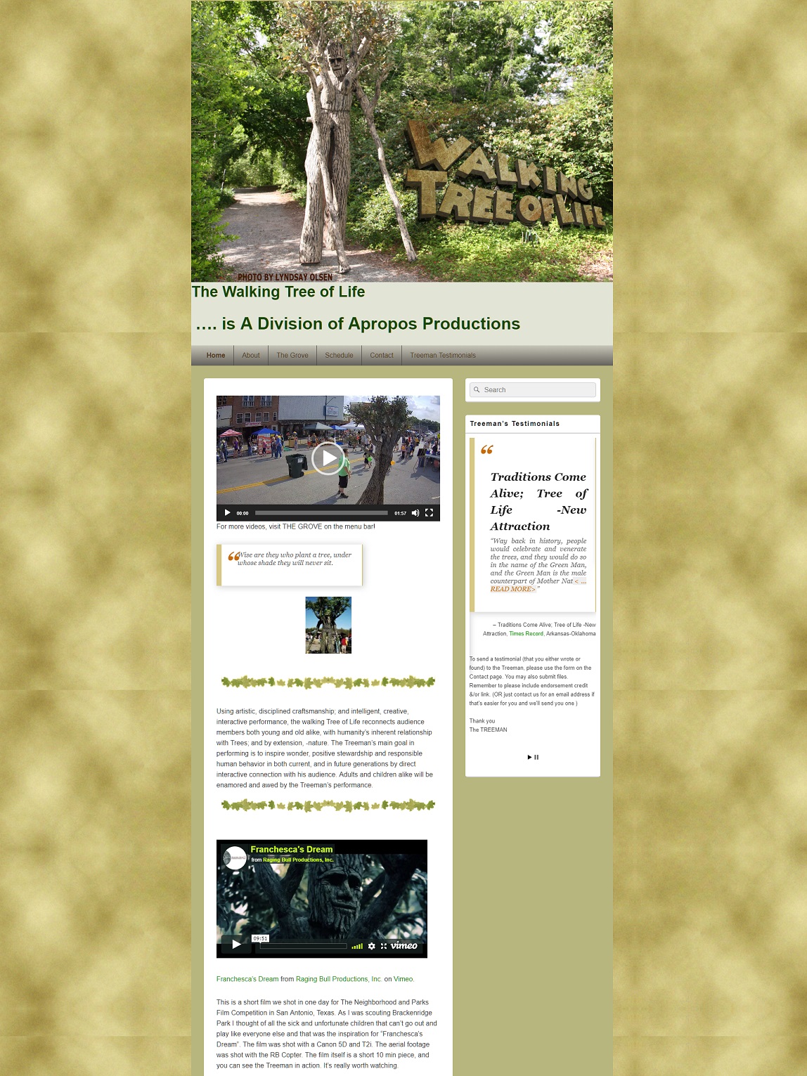 Tree of Life Homepage