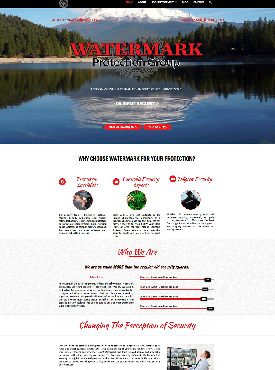 Watermark Protection Slide
